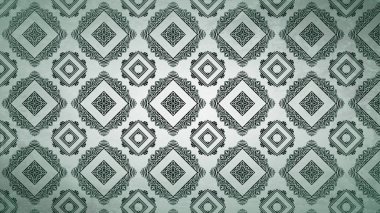 Yeşil Vintage Süs Desen Arka Plan Tasarım Güzel zarif İllüstrasyon grafik sanat tasarımı