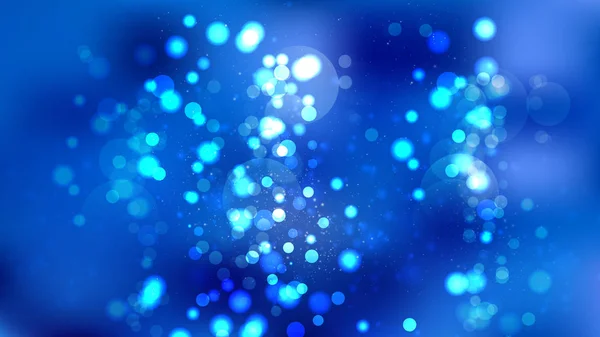 Resumen Azul Oscuro Bokeh Desenfocado Luces Fondo Hermoso Elegante Ilustración — Foto de Stock