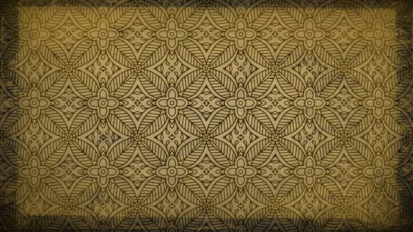 Vintage Decorative Floral Wallpaper Pattern Design Template Beautiful Elegant Illustration — Stock Photo, Image