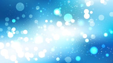 Soyut Mavi ve Beyaz Bulanık Bokeh Arka Plan Güzel zarif İllüstrasyon grafik sanat tasarımı