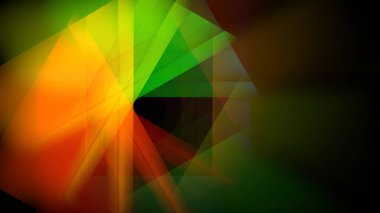 Siyah Kırmızı ve Yeşil Fraktal Arka Plan Güzel zarif İllüstrasyon grafik sanat tasarımı