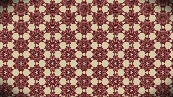 Brown Vintage Ornamental Padrão Papel Parede Bonito Elegante Ilustração Design — Fotografia de Stock