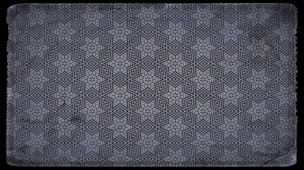 Black Gray Vintage Floral Pattern Background Graphic Beautiful Elegant Illustration — Stock Photo, Image