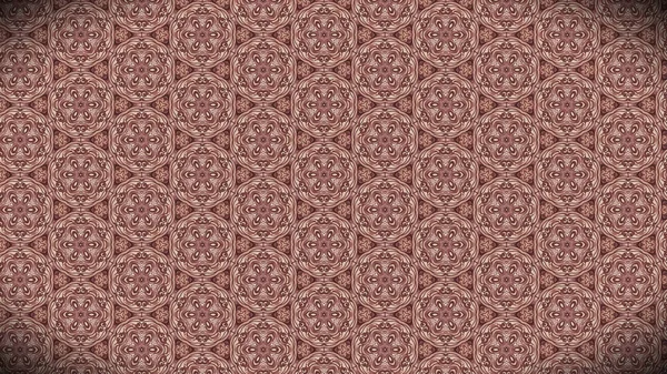 Brown Vintage Floral Pattern Textura Fondo Plantilla Hermoso Elegante Ilustración —  Fotos de Stock