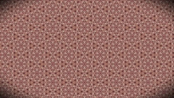 Brown Vintage Pattern Floreale Texture Sfondo Template Bella Elegante Illustrazione — Foto Stock