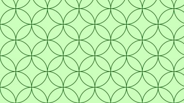 soyut yeşil daireler deseni, vektör illüstrasyonu