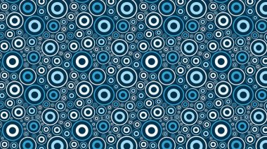 soyut mavi daireler deseni, vektör illüstrasyonu