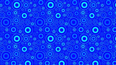 soyut mavi daireler deseni, vektör illüstrasyonu