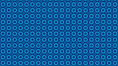 soyut mavi daireler deseni, vektör illüstrasyonu