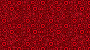 soyut kırmızı daireler deseni, vektör illüstrasyonu