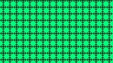 soyut geometrik yeşil kareler desen, vektör illüstrasyonu