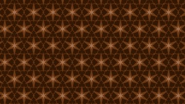 kahverengi soyut yıldız deseni, vektör illüstrasyonu