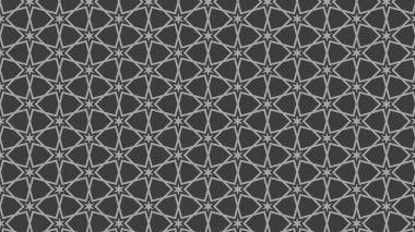 Gri soyut yıldız deseni, vektör illüstrasyonu