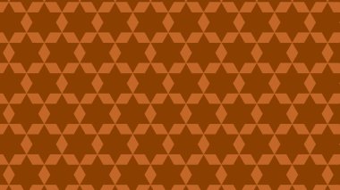 turuncu soyut yıldız deseni, vektör illüstrasyonu