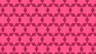 Pembe soyut yıldız deseni, vektör illüstrasyonu