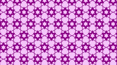 mor soyut yıldız deseni, vektör illüstrasyonu