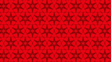 kırmızı soyut yıldız deseni, vektör illüstrasyonu
