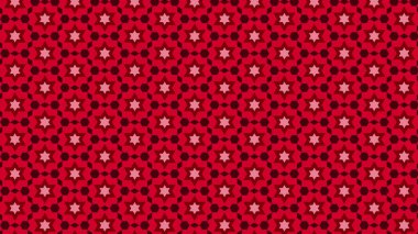 kırmızı soyut yıldız deseni, vektör illüstrasyonu