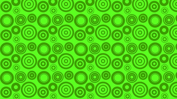 Motif Abstrait Cercles Verts Illustration Vectorielle — Image vectorielle