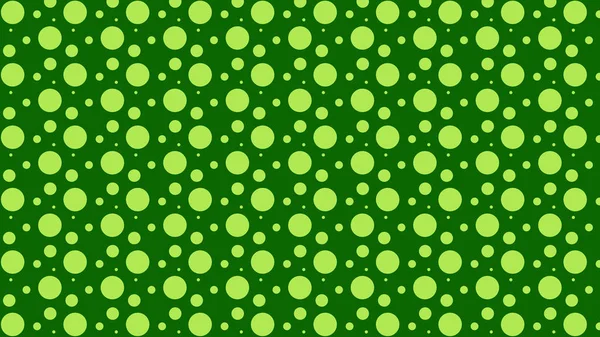 Абстрактный Рисунок Зеленых Кругов Векторная Иллюстрация — стоковый вектор