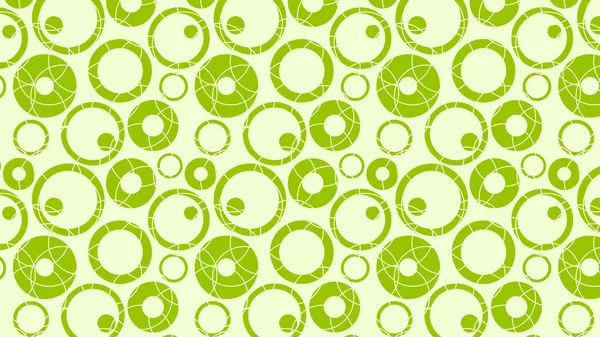 Abstrakt Grön Cirkel Mönster Vektor Illustration — Stock vektor