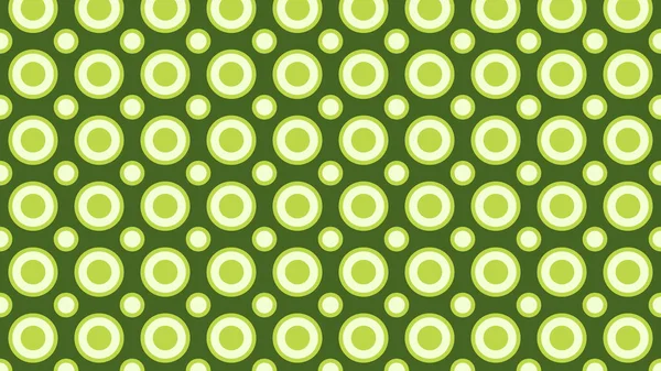 Abstracto Verde Círculos Patrón Vector Ilustración — Vector de stock