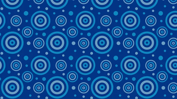 Abstrakte Blaue Kreise Muster Vektorillustration — Stockvektor