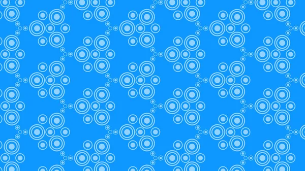 Abstrakte Blaue Kreise Muster Vektorillustration — Stockvektor