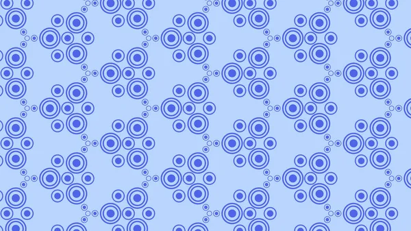 Abstract Blue Circles Pattern Vector Illustration — Stock Vector