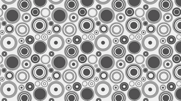 Motif Abstrait Cercles Gris Illustration Vectorielle — Image vectorielle