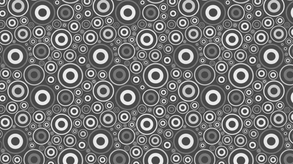 Αφηρημένο Μοτίβο Γκρι Κύκλους Διανυσματική Απεικόνιση — Διανυσματικό Αρχείο