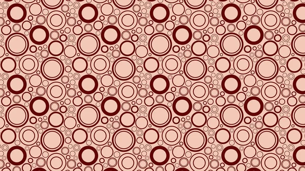 Abstract Red Circles Pattern Vector Illustration — ストックベクタ