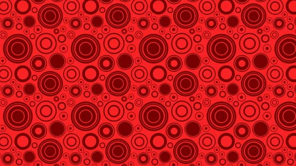 Abstracto Círculo Rojo Patrón Vector Ilustración — Archivo Imágenes Vectoriales