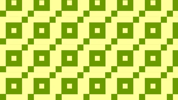 Motif Abstrait Carrés Verts Géométriques Illustration Vectorielle — Image vectorielle