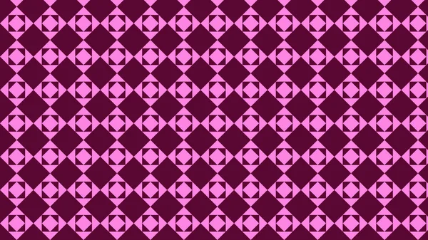 Abstrakte Geometrische Rosa Quadrate Muster Vektorillustration — Stockvektor