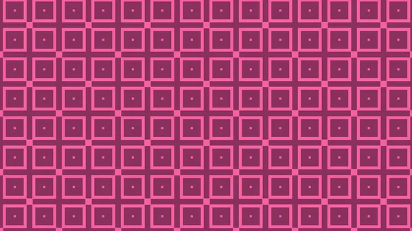 Astratto Geometrico Rosa Quadrati Modello Illustrazione Vettoriale — Vettoriale Stock