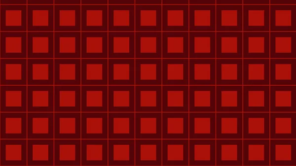 Abstraktes Geometrisches Muster Roter Quadrate Vektorillustration — Stockvektor