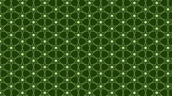 Padrão Estrelas Abstrato Verde Ilustração Vetorial — Vetor de Stock