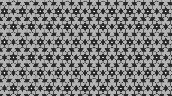 Grey Abstract Stars Pattern Vector Illustration — Stock Vector