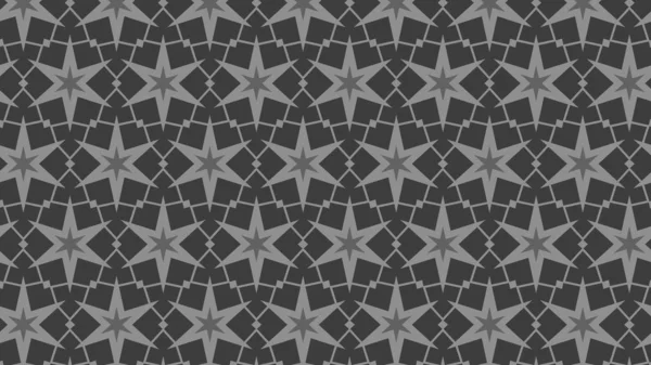 Graue Abstrakte Sterne Muster Vektorillustration — Stockvektor