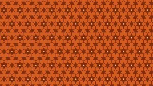 Motif Étoiles Abstraites Orange Illustration Vectorielle — Image vectorielle