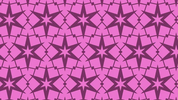 Rosa Estrellas Abstractas Patrón Vector Ilustración — Archivo Imágenes Vectoriales