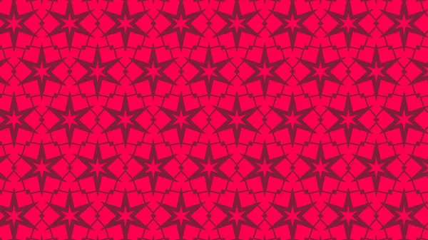 Rosa Abstrakte Sterne Muster Vektorillustration — Stockvektor
