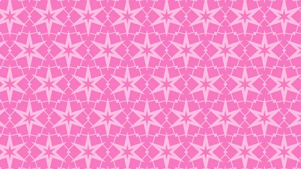 Rosa Abstrakte Sterne Muster Vektorillustration — Stockvektor