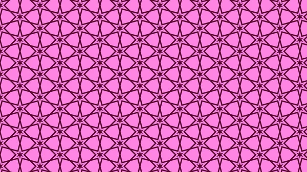Ροζ Αφηρημένα Αστέρια Μοτίβο Διανυσματική Απεικόνιση — Διανυσματικό Αρχείο