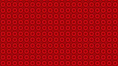 soyut kırmızı daireler deseni, vektör illüstrasyonu