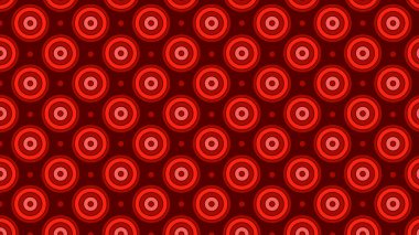 soyut kırmızı daireler deseni, vektör illüstrasyonu