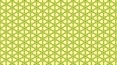 yeşil soyut yıldız deseni, vektör illüstrasyonu