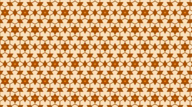 turuncu soyut yıldız deseni, vektör illüstrasyonu