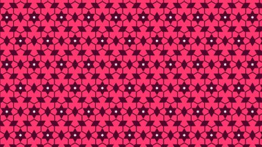 Pembe soyut yıldız deseni, vektör illüstrasyonu